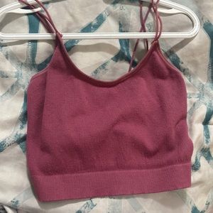 Pink crop top